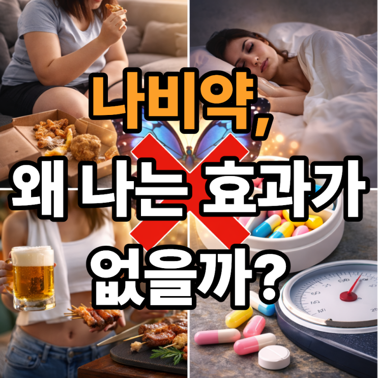  나비약 효과가 없는 이유, 실패 사례로 보는 대표 원인 정리