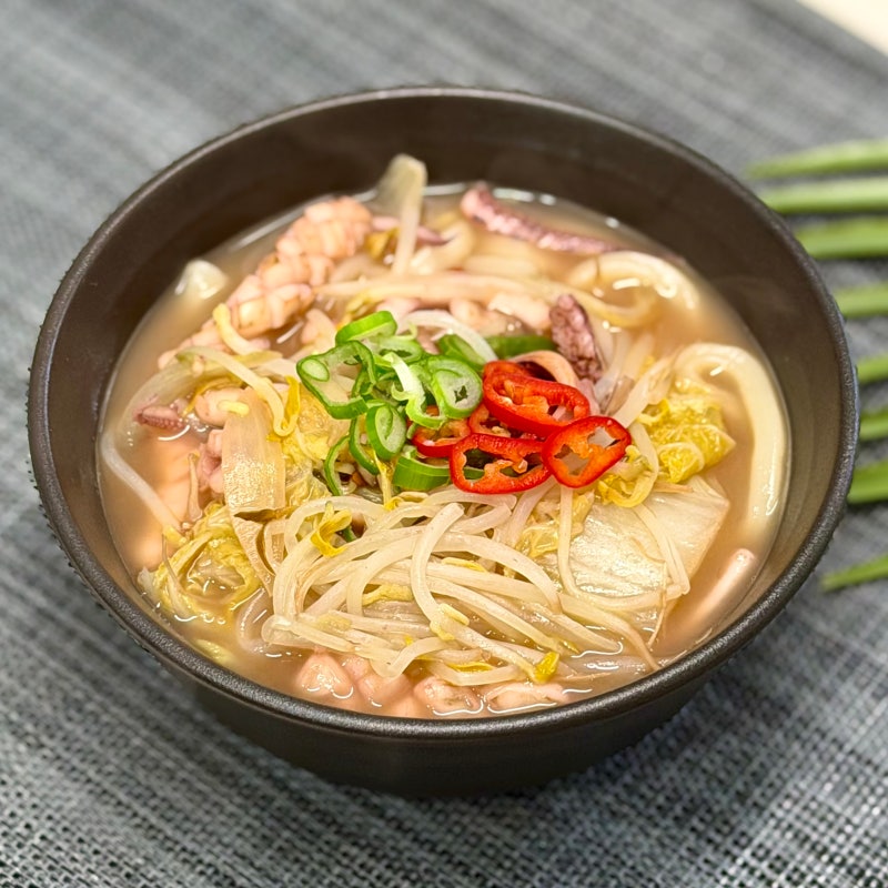 담백하게 끓이는 백짬뽕 레시피, 나가사키 짬뽕 스타일