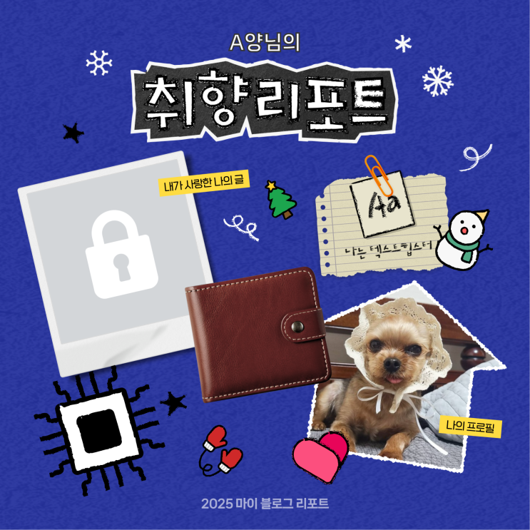  [2025 마이 블로그 리포트] 데이터로 채워보는 내 블로그 취향 리포트