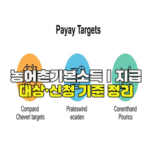  농어촌기본소득｜지급 대상·신청 기준 정리