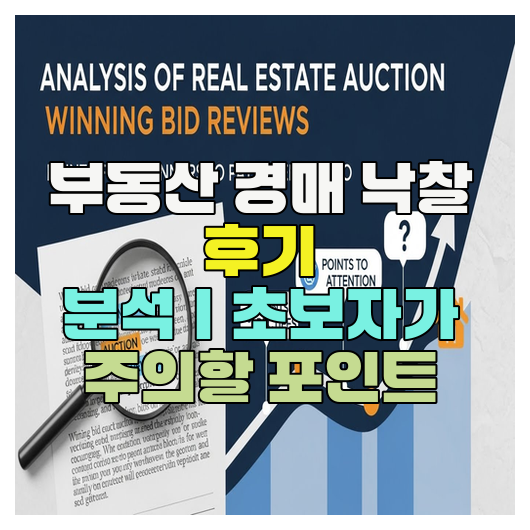  부동산 경매 낙찰 후기 분석｜초보자가 주의할 포인트