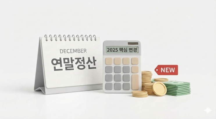  [연말정산 2탄] 2025년 귀속, 올해는 뭐가 달라졌을까? 핵심 변화 5가지