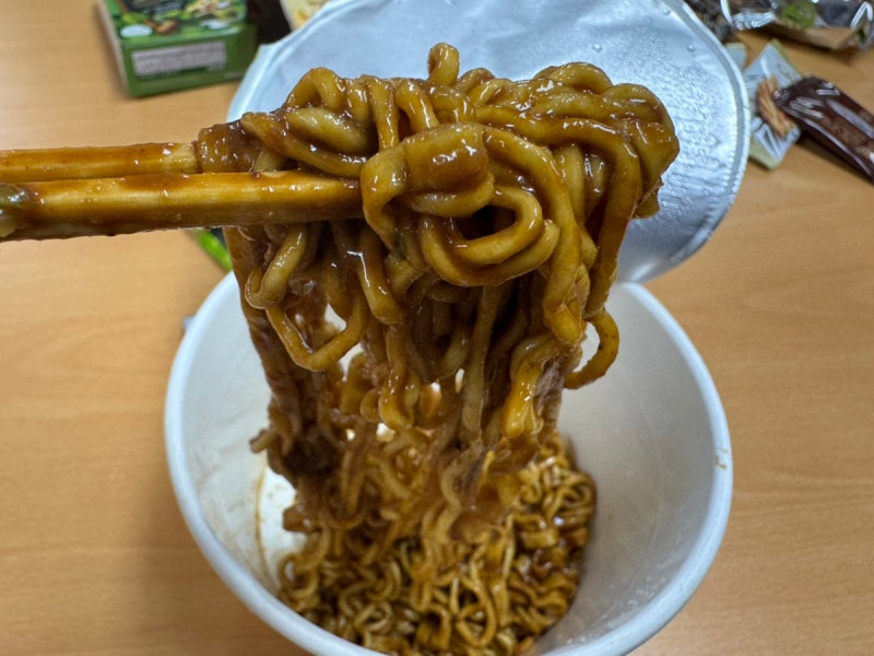 크림진짬뽕 컵라면 레시피//짜파게티랑 조합//짜파구리와 비교 등 후기