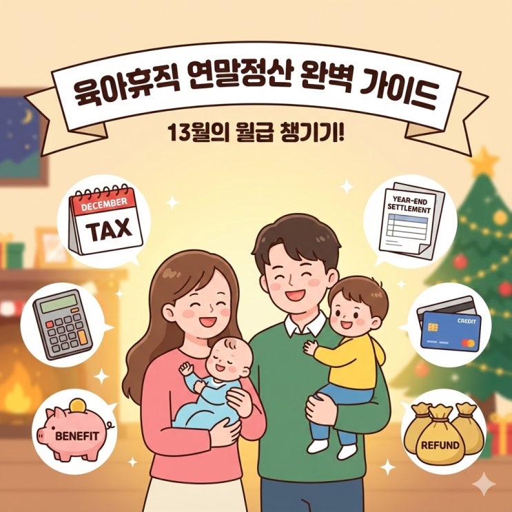  2025 연말정산 육아휴직 급여 소득 포함될까? (부양가족 등재 총정리)