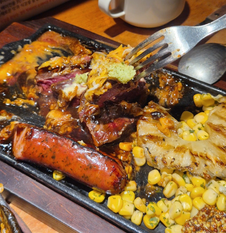  서울 광화문/종로역 스테이크 맛집 '헤비스테이크' 가성비 좋은 가격 퀄리티, 치즈킹스테이크, 파워함박스테이크
