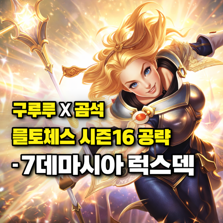 롤토체스 시너지가이드 : 7데마시아 럭스 덱