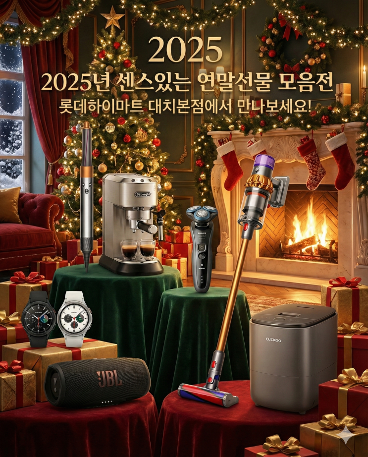  아직도 고민 중? 대치하이마트에서 직접 엄선한 2025 연말 선물 베스트 컬렉션