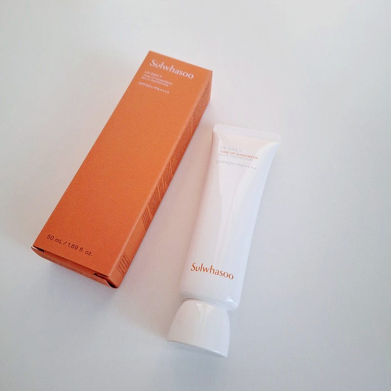sulwhasoo 설화수 상백톤업선크림 자외선 차단 선크림 톤업크림