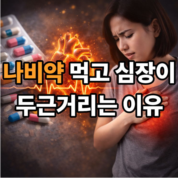  나비약 부작용, 두근거림이 생기는 이유｜복용 중 꼭 알아야 할 신호