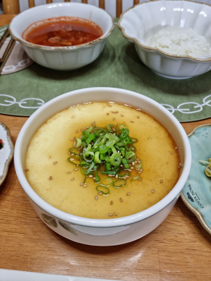 일본식 푸딩계란찜 차완무시 자완무시 재료 만들기 레시피 소스
