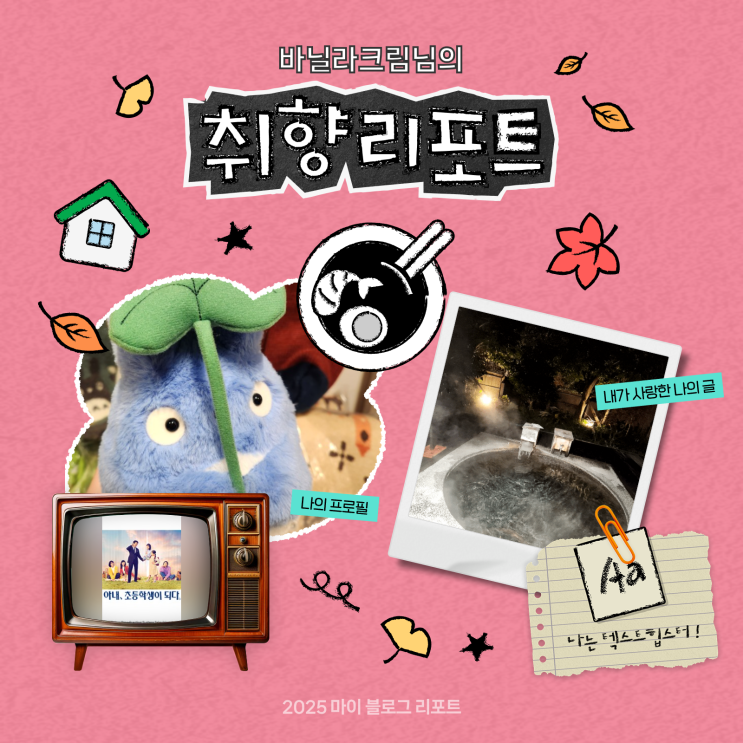  [2025 마이 블로그 리포트] 데이터로 채워보는 내 블로그 취향 리포트