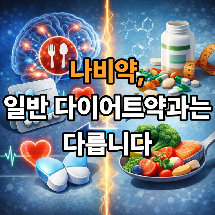   나비약과 일반 다이어트약 차이, 왜 구분해야 할까