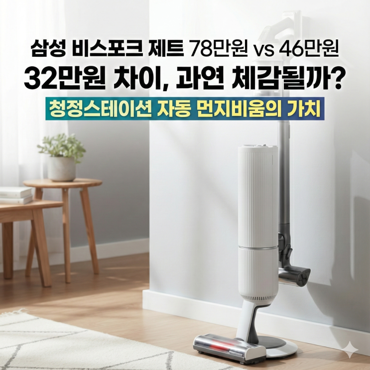  삼성 무선청소기 제트 VS28D950AIA 솔직 리뷰 VS20C954AQK 모델 비교