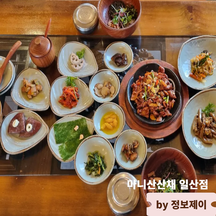  일산 한정식 맛집 푸짐하고 정갈한 한상차림 마니산산채 일산점