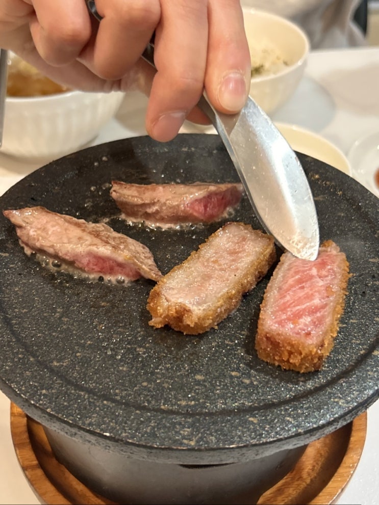  안산맛집 텐진함바그 추천｜스테끼·규카츠 정식 화로구이 솔직 후기