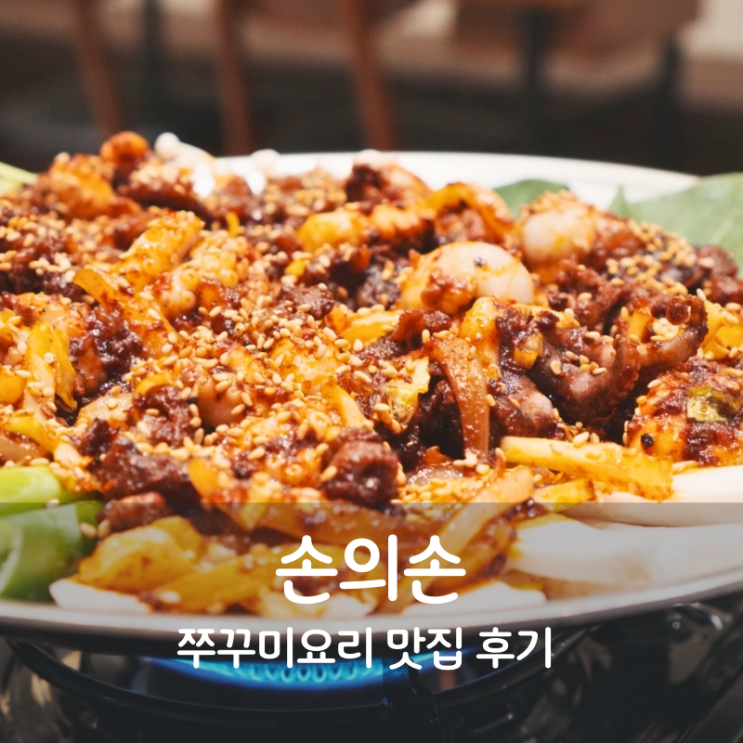  동탄 맛집 손의손 쭈꾸미 볶음 쭈꾸미덮밥