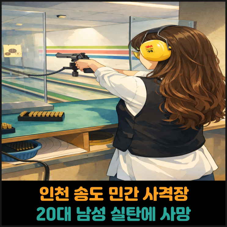  인천 송도 민간 사격장, 20대 남성 실탄에 맞아 사망