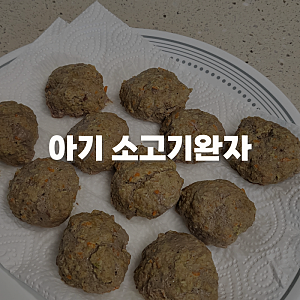 돌아기 무염 소고기완자랑 소스 만드는법 유아식 반찬 쟁여템