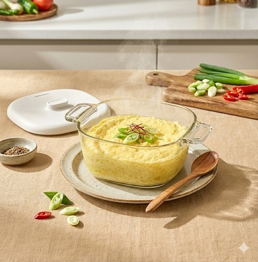 렌지쿡 계란찜용 추천 자취생 필수템 글라스락 찜기 솔직 사용기