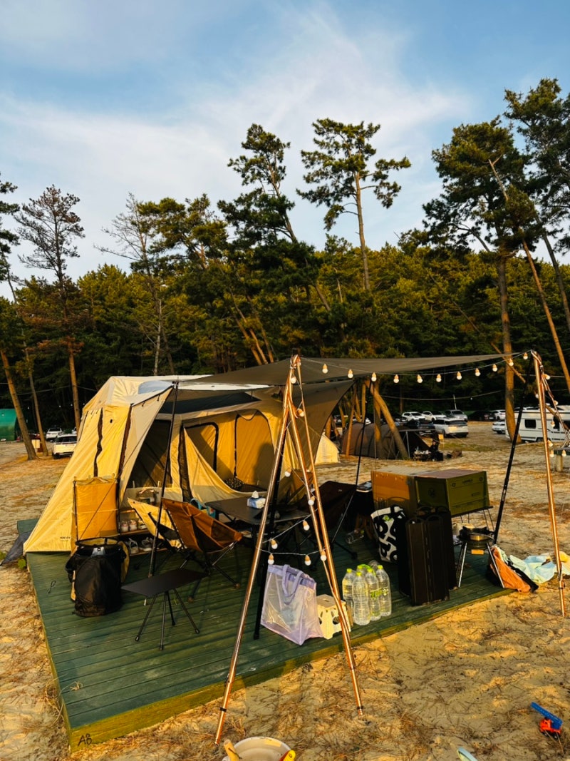 [충남 태안] 태안노을숲캠핑장 오션뷰데크