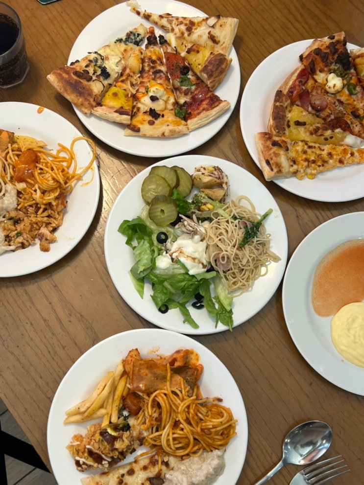  상동 맛집 피자몰 뷔페 뉴코아부천점 평일 런치 신메뉴 먹고 왔어요