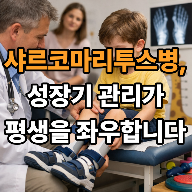   샤르코마리투스병 소아 환자, 성장기 관리가 중요한 이유