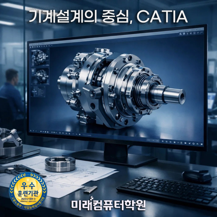  카티아학원-기계설계 취업 필수 CATIA｜부산·김해·양산 캐드원 국비지원교육