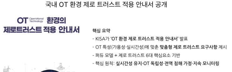  [12월21일]가상 플랫폼 기반 UAM 시연, OT 환경에 제로트러스트 적용 안내서