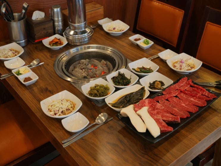  오크밸리 맛집 만나정 대규모 한식집
