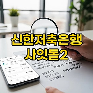 신한저축은행 사잇돌2대출: 조건부터 이용방법까지 완벽 정리