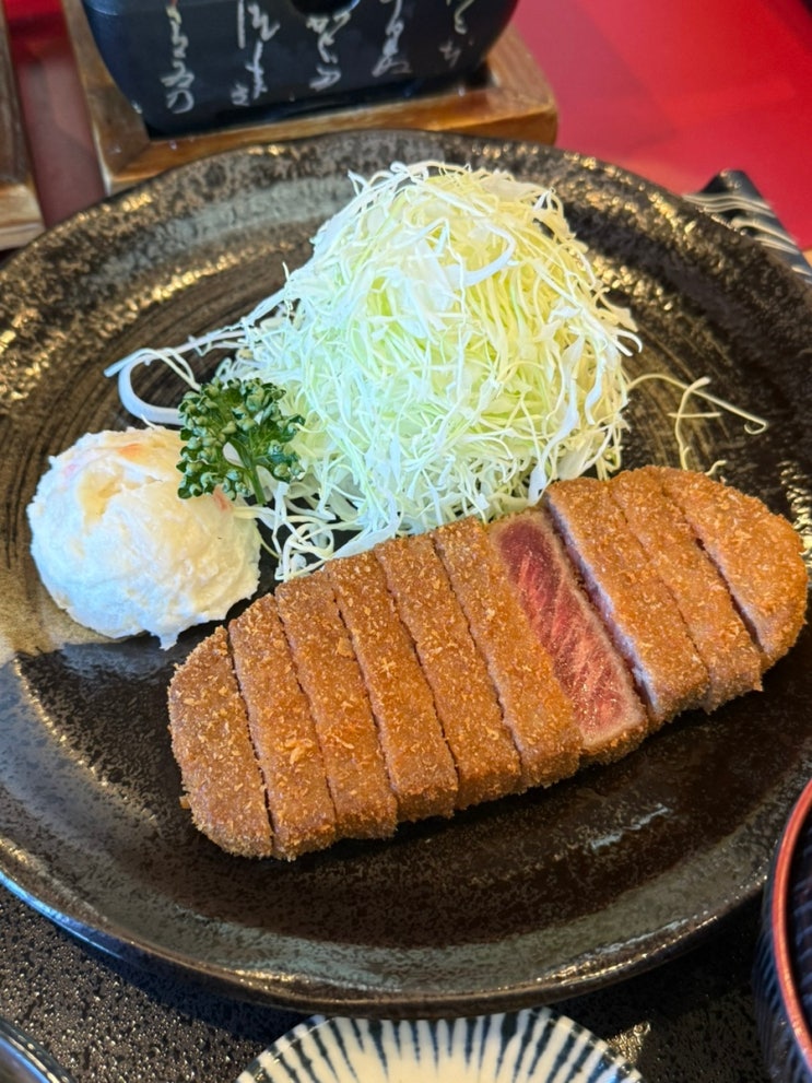  도쿄 후지산 여행 가와구치코 맛집 코슈아 규카츠!