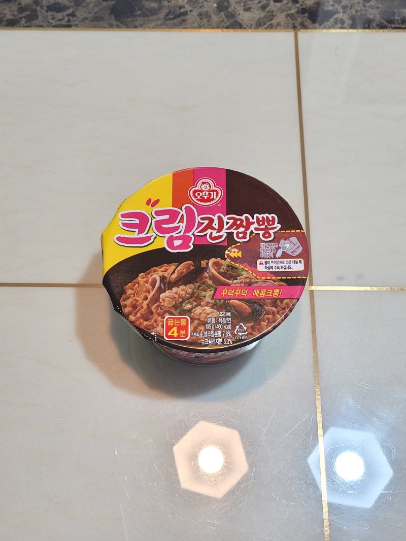 크림진짬뽕 컵라면 | 정석 레시피대로 먹어본 솔직 후기