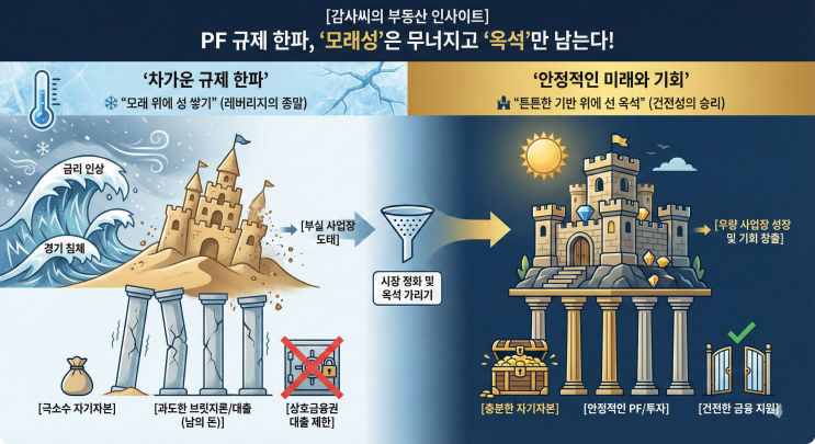  [부동산 인사이트] PF 한파가 몰아쳐도, 살아남는 현장은 따로 있습니다.