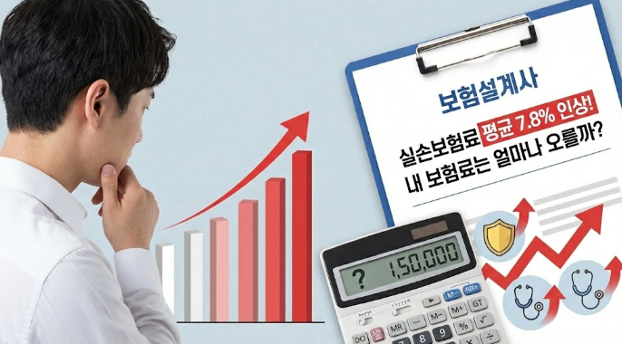  실손보험료 평균 7.8% 인상! 내 보험료는 얼마나 오를까?