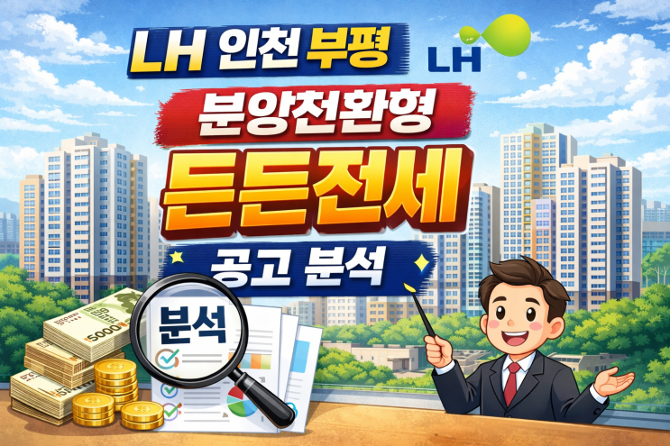  인천 부평 LH 든든전세(분양전환형) 모집 총정리｜자격·일정·가점 한눈에