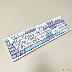 앱코 A108K 저소음 기계식 키보드 벚꽃축 후기
