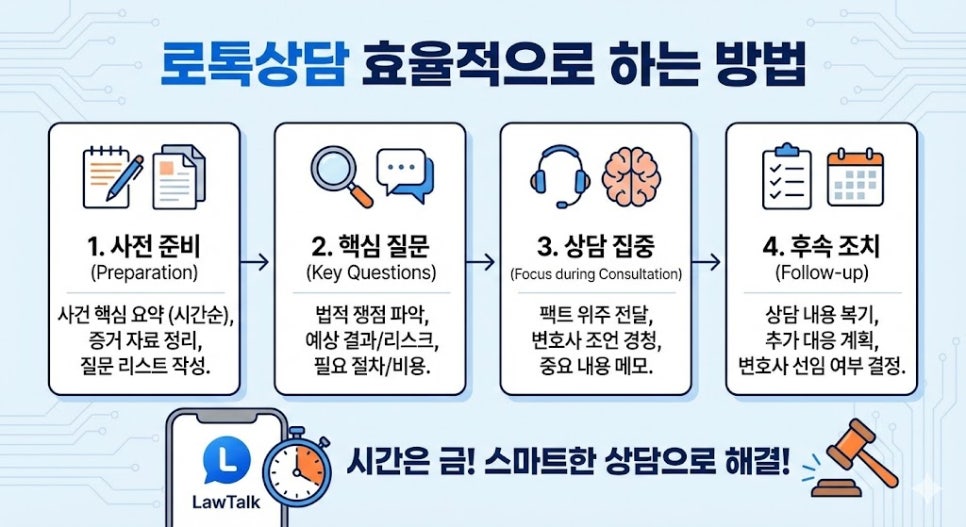 로톡상담 변호사 전화상담 어떻게 효율적으로 해야할까? 관련 사진