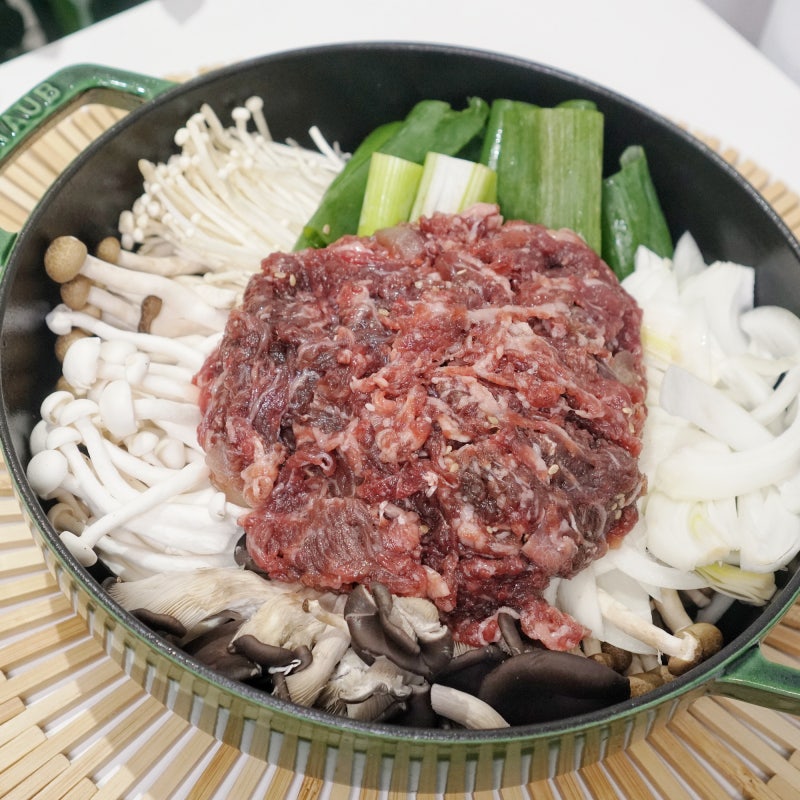 코스트코 한우불고기 소분 및 활용법, 소불고기 전골 겨울에 딱!
