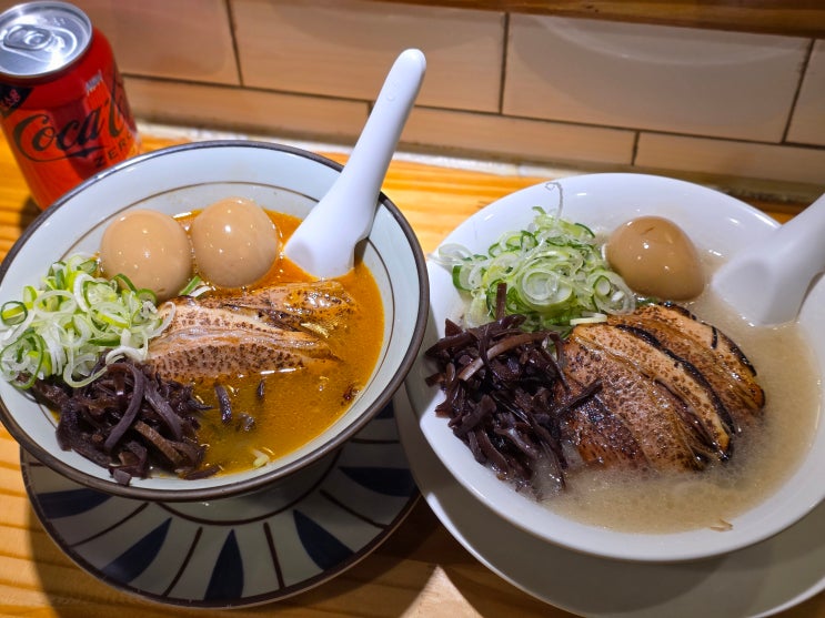  봉천역, 서울대입구역 사이 일본식 라멘 맛집, 비 오는 날 차슈 굽는 향에 끌린 '츠루츠루 라멘'
