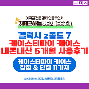 갤럭시 폴드7 케이스티파이 케이스 내돈내산 후기, 장단점 11개 롱텀후기 : 5개월 실사용 후 ....