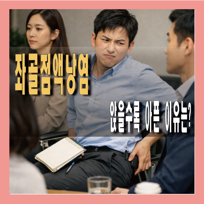 좌골점액낭염 증상, 앉을수록 아픈 이유와 치료 방법