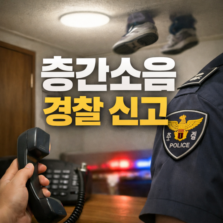  층간소음 경찰 신고 효과 있을까? 현실적인 해결법 총정리 (스토킹 처벌법, 이웃사이센터)