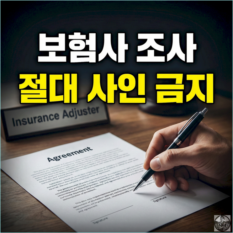  보험금 청구, 이 서류에 사인하는 순간 지급 거절됩니다 (필독)