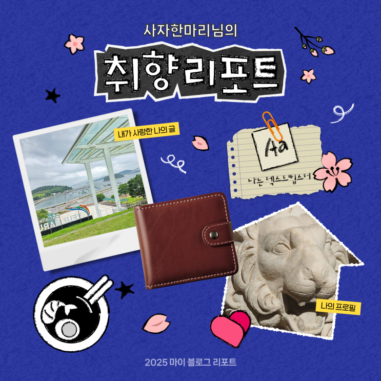  [2025 마이 블로그 리포트] 데이터로 채워보는 내 블로그 취향 리포트