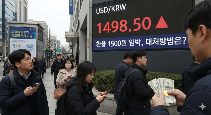  환율 1,500원 돌파..?
