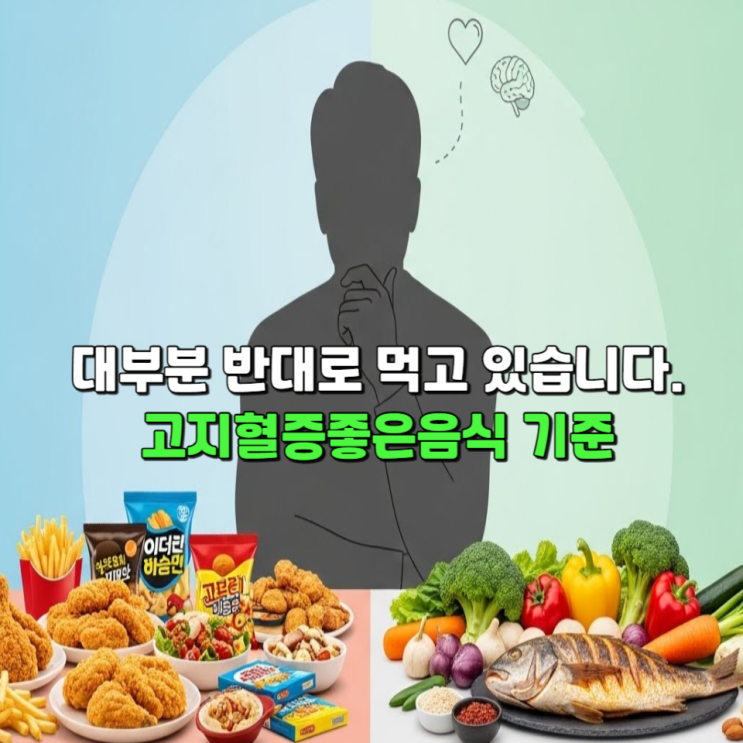  대부분 반대로 먹고 있습니다, 고지혈증좋은음식 기준