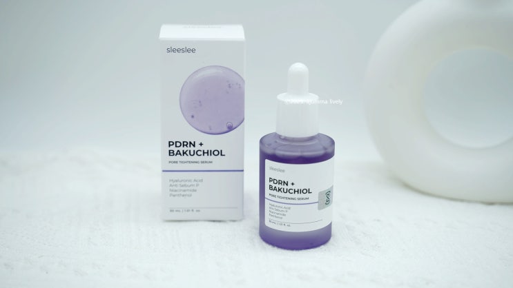 약국입점 슬리슬리 모공 세럼 PDRN과 바쿠치올로 쫀쫀하게 채우기