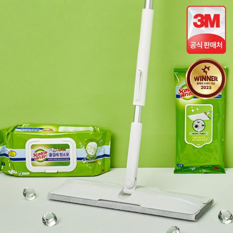  3M 스카치브라이트 올터치 막대걸레 청소포 세트 사용 후기 - 효율적인 청소 경험