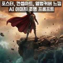  AI 조명 프롬프트 3편 예술, 창의적(Artistic & Creative) 레시피(포스터, 컨셉아트, 앨범커버 느낌) 만들기