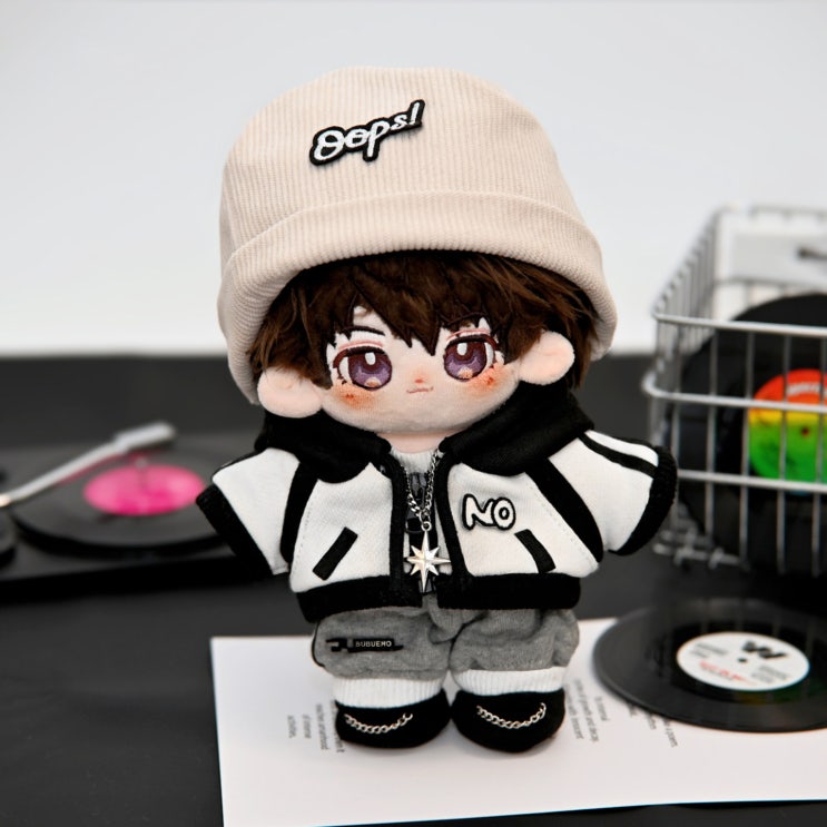  20cm 겨울 흑백 세트 인형옷 아이돌인형옷